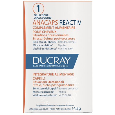 Anacaps reactiv capelli situazione occasionale 30 capsule