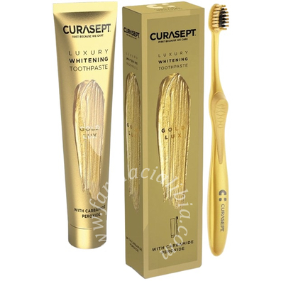 Curasept gold luxury whitening dentifricio 75 ml