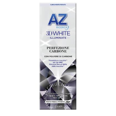 Az 3d white dentifricio illuminante carbone 50 ml