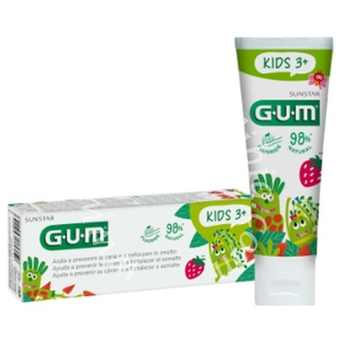Gum kids monster 3/6 dentifricio bimbi 50 ml