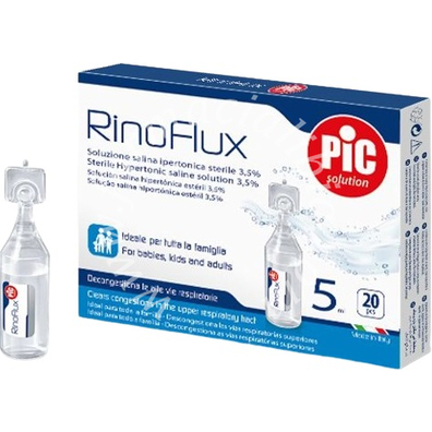 Rinoflux soluzione ipertonica nasale pic 20 fiale 5 ml