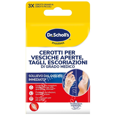 Cerotti scholl vesciche taglie escoriazioni 6 pezzi