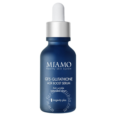 Miamo longevity plus gf5 glutathione aox boost serum 30 ml