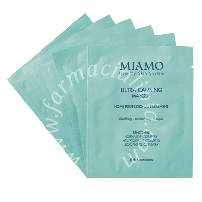 Miamo skin concerns ultra calming masque box 6 pezzi