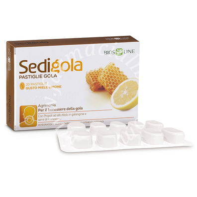 Apix sedigola miele limone 20 pastiglie