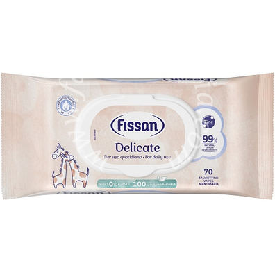 Fissan salviette delicate new 70 pezzi