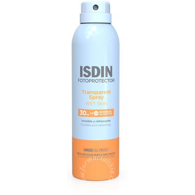 Transparent spray wet skin spf30 250 ml