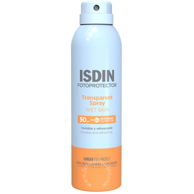 Transparent spray wet skin spf50 250 ml