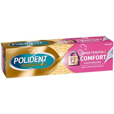 Crema adesiva protesi dentali polident power max super tenuta+comfort 70 g
