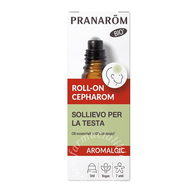 Pranarom roll on cepharom head tension aromalgic 5 ml