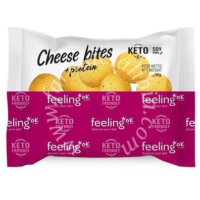 Feeling ok +protein cheese bites 50 g