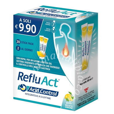Reflu act acid control 20 stick