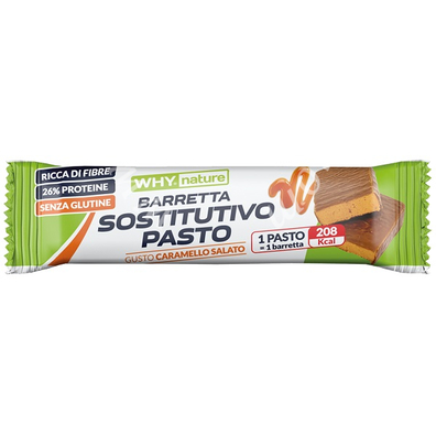 Whynature barretta sostitutivo pasto caramello salato 60 g
