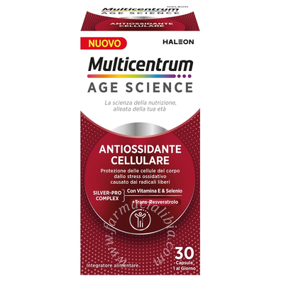 Multicentrum age science antiossidante cellulare 30 capsule