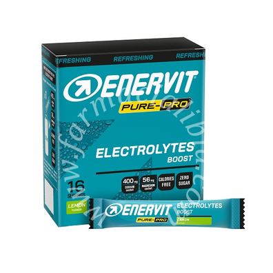 Enervit pure pro electrolytes boost 16 bustine da 4 g
