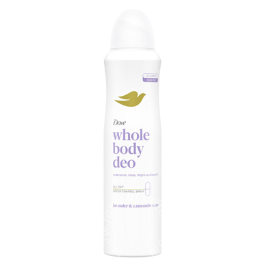 Dove whole body deo lavanda & camomilla spray 150 ml