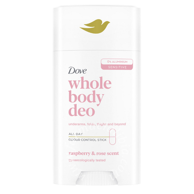 Dove whole body deo raspberry & rosa stick 75 ml