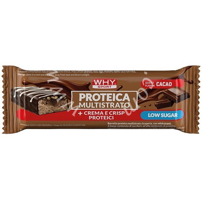 Whysport barretta proteica multistrato cacao 60 g