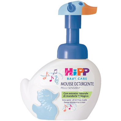 Hipp baby care mousse detergente paperella azzurro limited edition 250 ml