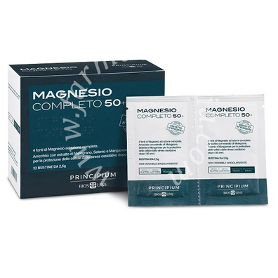 Principium magnesio completo brevettato 50+ 32 bustine da 2,5 g