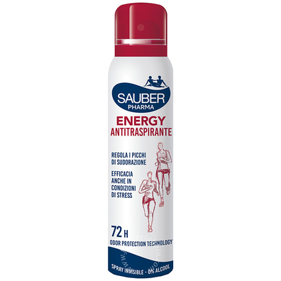 Sauber deo 72h energy antitraspirante spray 150 ml