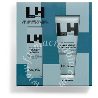Lierac coffret lierac homme gel idratante 50 ml + gel doccia 200 ml