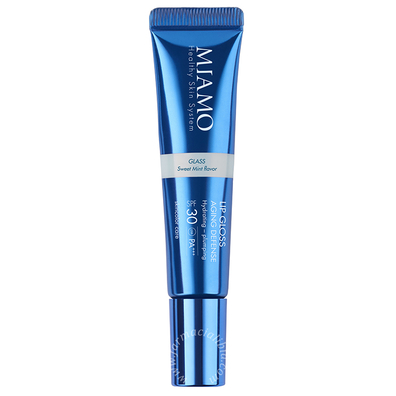 Miamo skincolor care lip gloss aging defense spf 30+ glass sweet mint flavor 15 ml