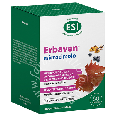 Esi erbaven microcircolo 60 compresse senza glutine