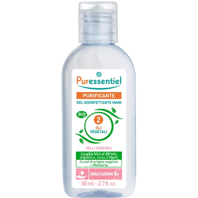Puressentiel gel disinfettante mani pelli sensibili 80 ml