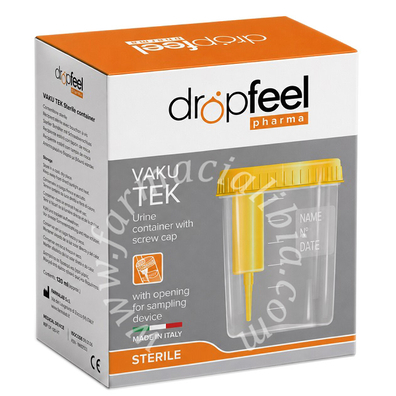 Contenitore urina dropfeel pharma sterile con provetta 120 ml