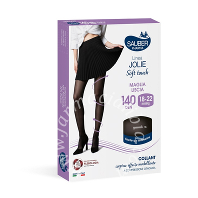 Sauber jolie soft touch collant 140 denari nudo 2