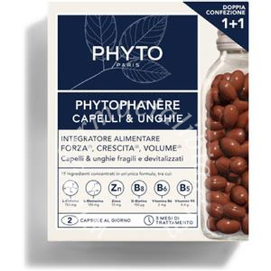Phyto paris phytophanere integratore alimentare capelli/unghie 90+90 capsule