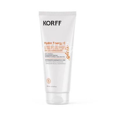 Korff hydra energy c glow gel detergente enzimatico 200 ml
