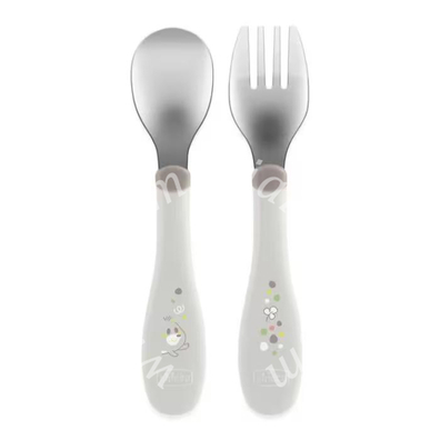 Chicco posatine inox 18m+ grigio