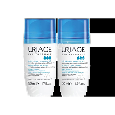 Uriage deodorante power 1+1 promo 50 ml + 50 ml