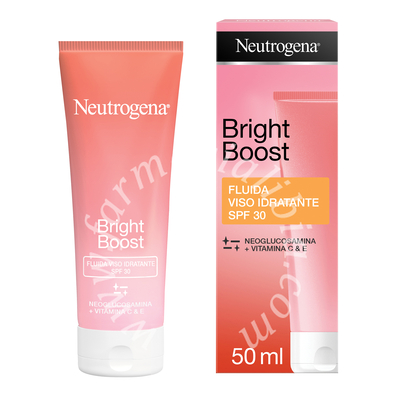 Neutrogena bright boost fluido viso idratante spf30 50 ml