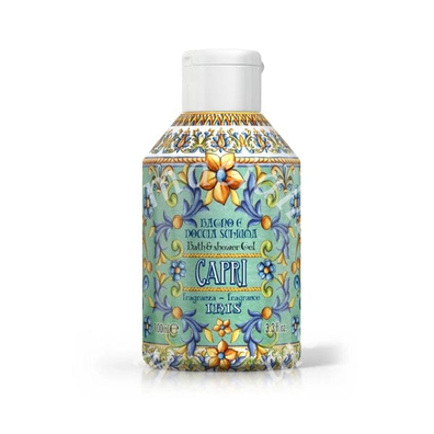 Maioliche mini bagnodoccia 100 ml iris of capri