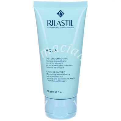 Rilastil aqua detergente viso 50 ml