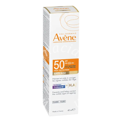 Eau thermale avene solare fluido anti-eta' spf 50 40 ml