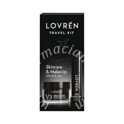 Lovren mini-size box black  m1 mascara mini + v3 crema viso mini