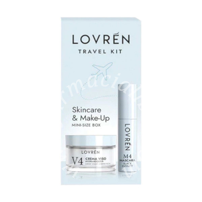 Lovren mini-size box blue  m4 mascara mini + v4 crema viso mini