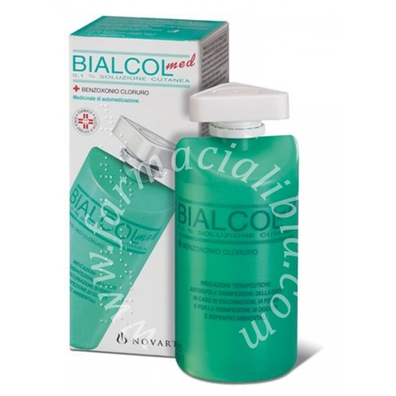 Bialcol med 1 mg/ml soluzione cutanea  benzoxonio cloruro 0,1%  1 flacone da 300 ml
