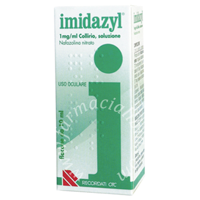 Imidazyl 1 mg/ml collirio, soluzione  nafazolina nitrato soluzione 1 flacone 10 ml