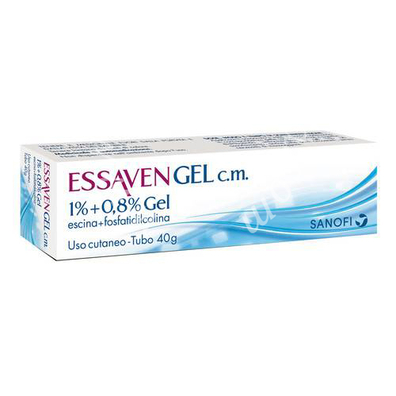 Essaven 10 mg/g + 8 mg/g gel  escina + fosfatidilcolina gel, tubo da 40 g