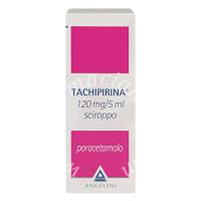 Tachipirina 120 mg/5 ml sciroppo  paracetamolo flacone 120 ml
