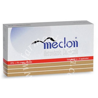 Meclon 20% + 4% crema vaginale  metronidazolo, clotrimazolo tubo 30 g + 6 applicatori