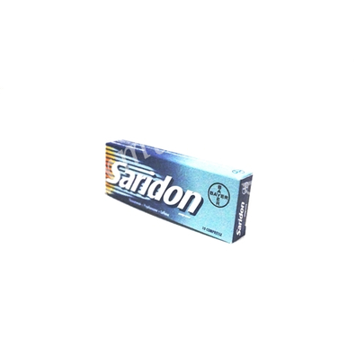 Saridon compresse  paracetamolo 250 mg, propifenazone 150 mg e caffeina 25 mg 10