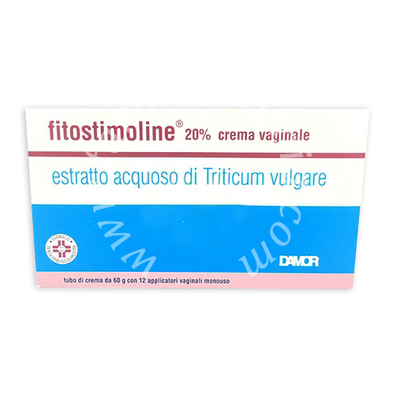 Fitostimoline20 % crema vaginale  estratto acquoso di triticum vulgare 20%  tubo da 60 g