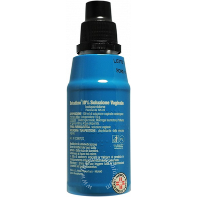 Betadine 10% soluzione vaginale  iodopovidone flacone 125 ml