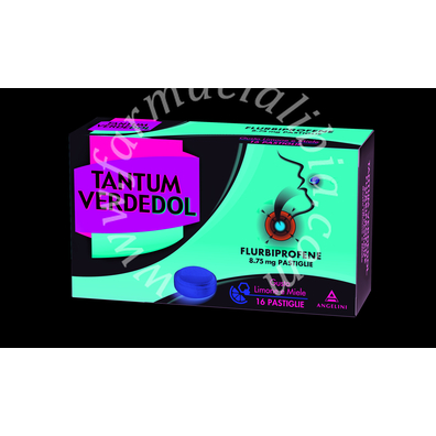 Tantum verdedol 8,75 mg pastiglie gusto limone e miele  flurbiprofene 8,75mg pastiglia  16 pastiglie in blister di pvc/pvdc alluminio